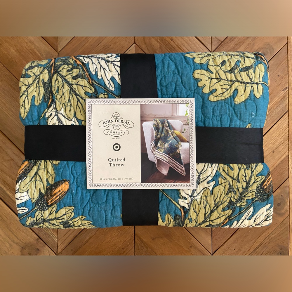 John Derian & Co by Target Fall Thanksgiving Quilted Throw